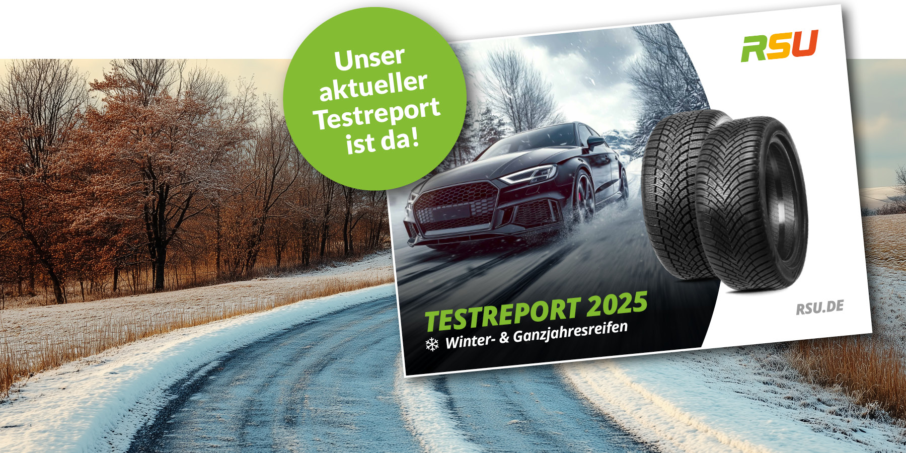 Testreport 2025 - die Reifentestsieger im Überblick