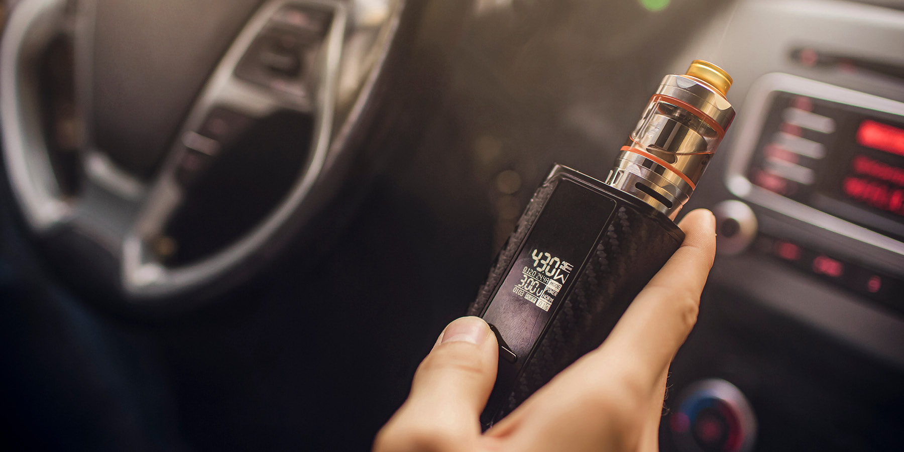 E-Zigarette Touchscreen